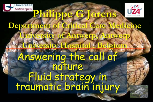 Philippe Jorens - fluid trauma - IFAD 2012