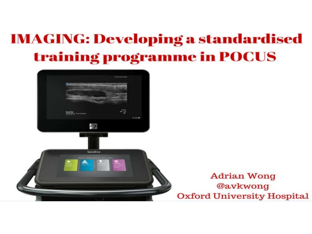 Imaging: Developing a standardised training programme in POCUS