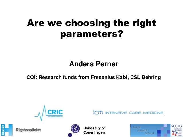 Are we chosing the right parameters?