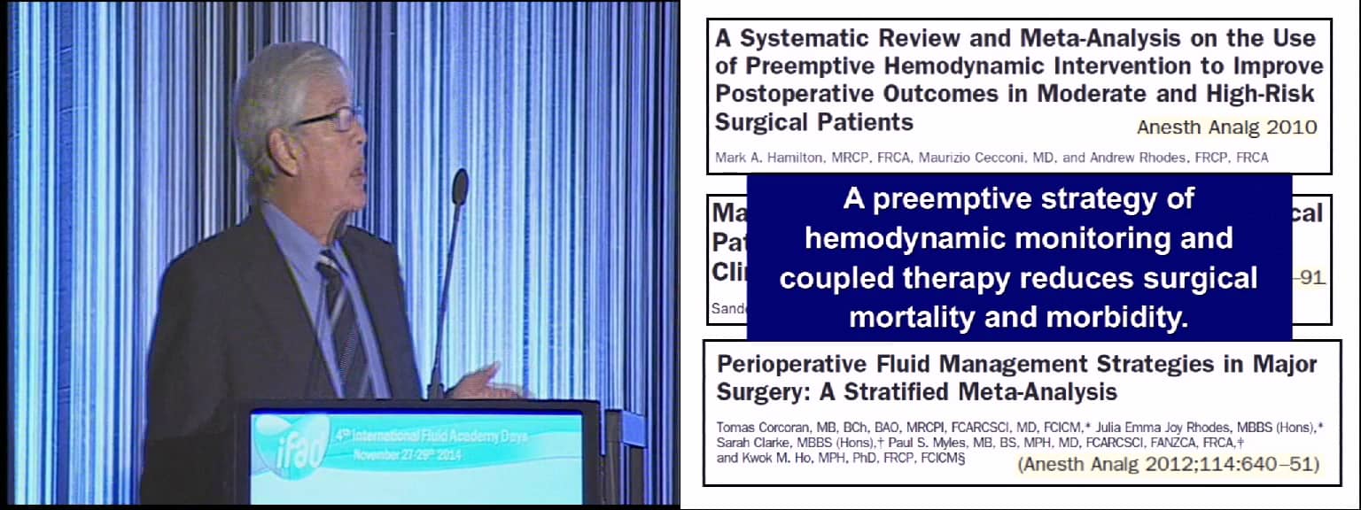 Rational peri-operative goal directed therapy