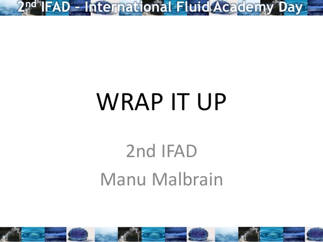 Manu Malbrain - thisisit wrapitup - IFAD 2012