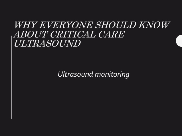 Con debate Ultrasound monitoring