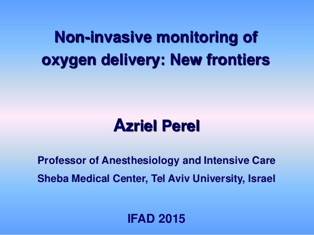 Non-invasive monitoring of oxygen delivery